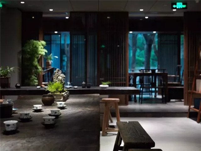 美的讓外國人看呆的中式茶裝修，東易力天裝飾*美中式茶室分享